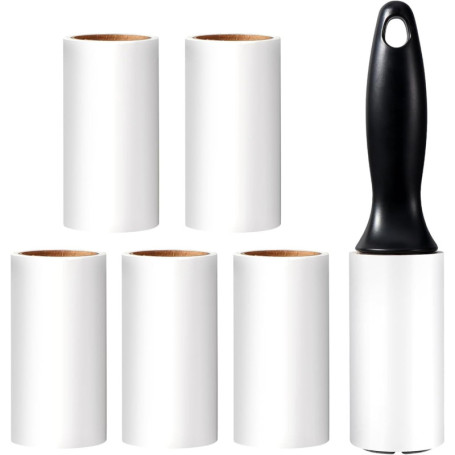 Rouleau Adhésif Vinabo pour Poils d'Animaux - Kit Complet avec 6 Recharges