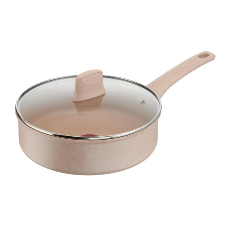 Sauteuse Tefal Delight 24 cm avec Couvercle en Verre - Revêtement Antiadhésif