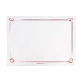 Sets de Table Maxim Bordeaux et Gris en Cellulose - 500 Unités