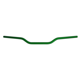 Guidon Accossato Vert en Aluminium pour Kawasaki Z650 - 22 mm