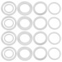 Lot de 20 Bagues de Lame de Scie en Acier Inoxydable - LT Easiyl
