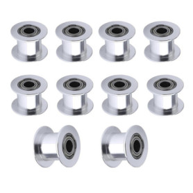 Poulie de Renvoi GT2 en Aluminium - Tendeur 10mm, 20 Sans Dents