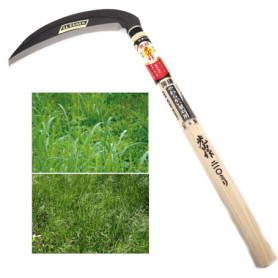 Faux Manuel Japonais en Acier Yasugi pour Jardinage - Outil de Fauchage et Désherbage