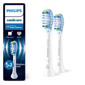 Philips Sonicare C3 Premium Plaque Defence - Têtes de brosse à dents de rechange, lot de 2