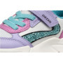 Baskets Fille Geox J Loftus en Lilac Turquoise