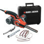 Lime Électrique Filaire BLACK+DECKER 400W avec 6 Bandes Abrasives et Coffret
