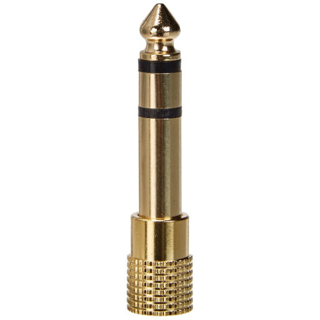 Adaptateur stéréo PremiumCord 6,3 mm vers 3,5 mm plaqué or