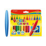 Lot de 12 Crayons de Cire Triangulaires KEYROAD pour Enfants