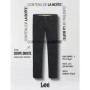 Jean Lee Homme Coupe Droite Noir 34W/34L - Confort et Style