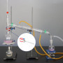 Pinces de Laboratoire Labasics 3-Griffe Réglables avec Tige de 17 cm