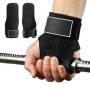Sangles de Tirage Musculation en Cuir avec Rembourrage Confortable