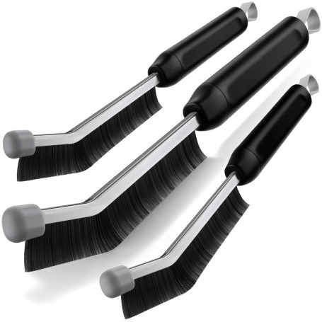 Set de 3 Brosses de Nettoyage à Poils Durs pour Joints - Idéal Salle de Bain et Cuisine