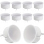 Lot de 10 Spots LED Dimmables Ultra Plats 22 mm - Blanc Chaud 5W