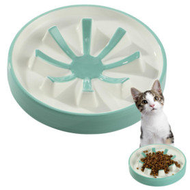 Gamelle Anti-Glouton en Céramique pour Chien et Chat - Ø 20 cm