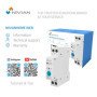 Interrupteur WiFi DIN avec Compteur de Consommation NIVIAN - Contrôle à Distance et Automatisations