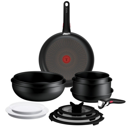 Batterie de cuisine Tefal Ingenio Explore 13 pièces, empilable et antiadhésive