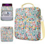 Sacoche Fleur TiMOVO pour Tablettes 13 Pouces avec Bandoulière Amovible