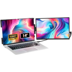 Moniteur Portable VEVOR 14" FHD 1080P pour Ordinateurs et Consoles