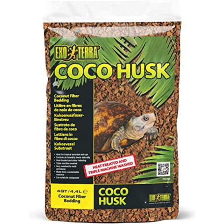 Substrat Écologique en Coque de Noix de Coco pour Terrariums - 4.4 L