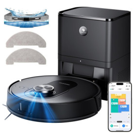 Proscenic Q8 Max+ Robot Aspirateur Laveur avec Vidage Automatique