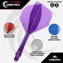Mission Darts | Force 90 Vortex | Fléchettes moulées avec précision intégrées et système d'arbre | Plusieurs styles | Plusieurs 