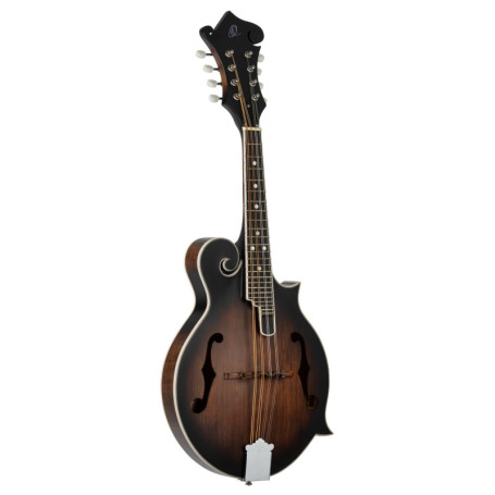 Mandoline Électro-Acoustique Ortega Guitars Série Americana - Épicéa/Érable Marron