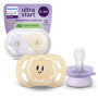 Sucettes Orthodontiques Philips Avent Ultra Air pour Nouveau-nés - Lot de 2