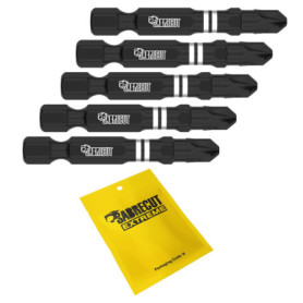 Jeu d'embouts de tournevis à percussion SabreCut PZ3 - 5 pièces 50mm