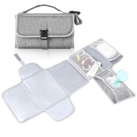 Tapis à Langer Nomade Romon - Pliable et Imperméable pour Bébé