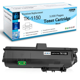 Toner Noir ASEKER Compatible TK1150 pour Imprimantes Kyocera - 3000 Pages