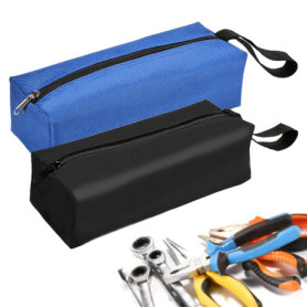 TRKETK Ensemble de 2 Sacs à Outils en Toile Étanches - Multifonctions Bleu et Noir