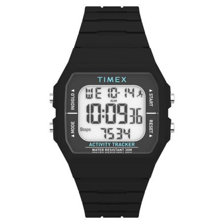 Montre Timex Ironman Classic C30 Unisexe 40mm en Silicone Noir