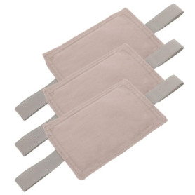 Angoily Lot de 3 Cales de Porte Réutilisables pour Bébé - Protection Murale et Réduction du Bruit - Gris