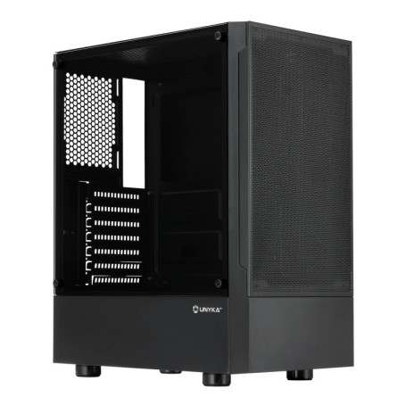 Boîtier ATX UNYKAch Aero C35 avec Panneau en Verre Trempé et Ports USB