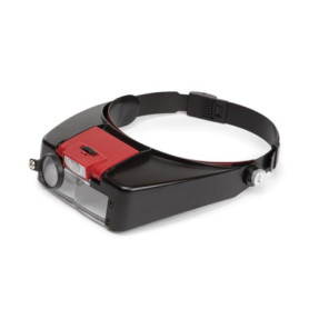 Loupe Frontale Velleman avec Éclairage LED et Grossissement Réglable