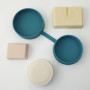 KGuard WaxBox - Boîte en Silicone Alimentaire Réutilisable avec Grattoir en Bambou
