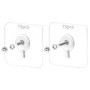 QWORK 30 Vis Adhésives Détachables pour Fixation Murale Sans Percer