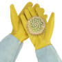 Gants de jardinage en cuir résistants aux épines - Taille M
