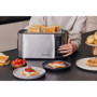 Grille-pain Zeegma Tostee Chef à 4 Tranches en Acier Inoxydable - 1500W
