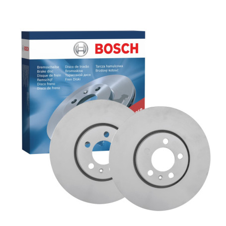 Jeu de disques de frein Bosch BD766 - 288 mm, ventilés et anticorrosion