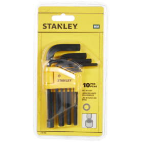 Jeu de 10 clés hexagonales STANLEY de 1,5 à 10 mm