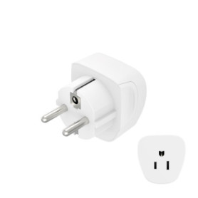 Adaptateur de Voyage Hama Type A/B - Prise Américaine vers Européenne