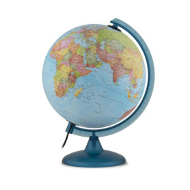 Globe géographique éclairé Tecnodidattica pour enfants