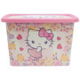 Boîte de Rangement Hello Kitty 7L avec Fermeture à Clic - Rose