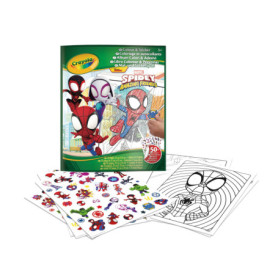 Album de coloriage Spidey avec autocollants - Crayola