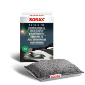 Éponge d'intérieur Duo SONAX pour nettoyage automobile