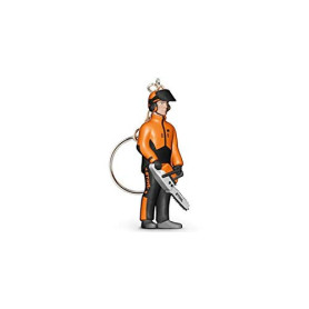 Porte-clé Stihl Waldarbeiter avec tronçonneuse - Cadeau idéal pour hommes