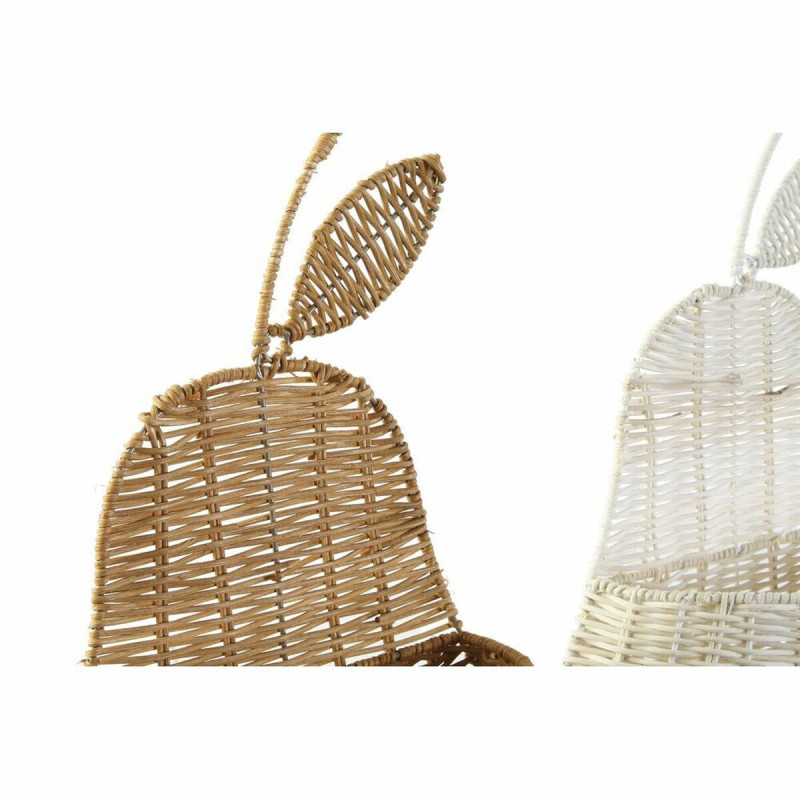 Image secondaire de Panier DKD Home Decor Mural 55 x 33 x 14 cm Rotin (2 Unités)