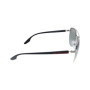 Lunettes de soleil aviateur Prada Linea Rossa pour homme - Argent