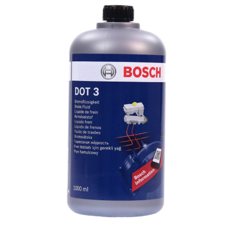 Liquide de Frein Bosch DOT 3 - 1 Litre pour Véhicules Anciens